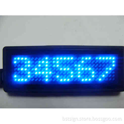 Blue Color LED Name Badge (BST729AB)